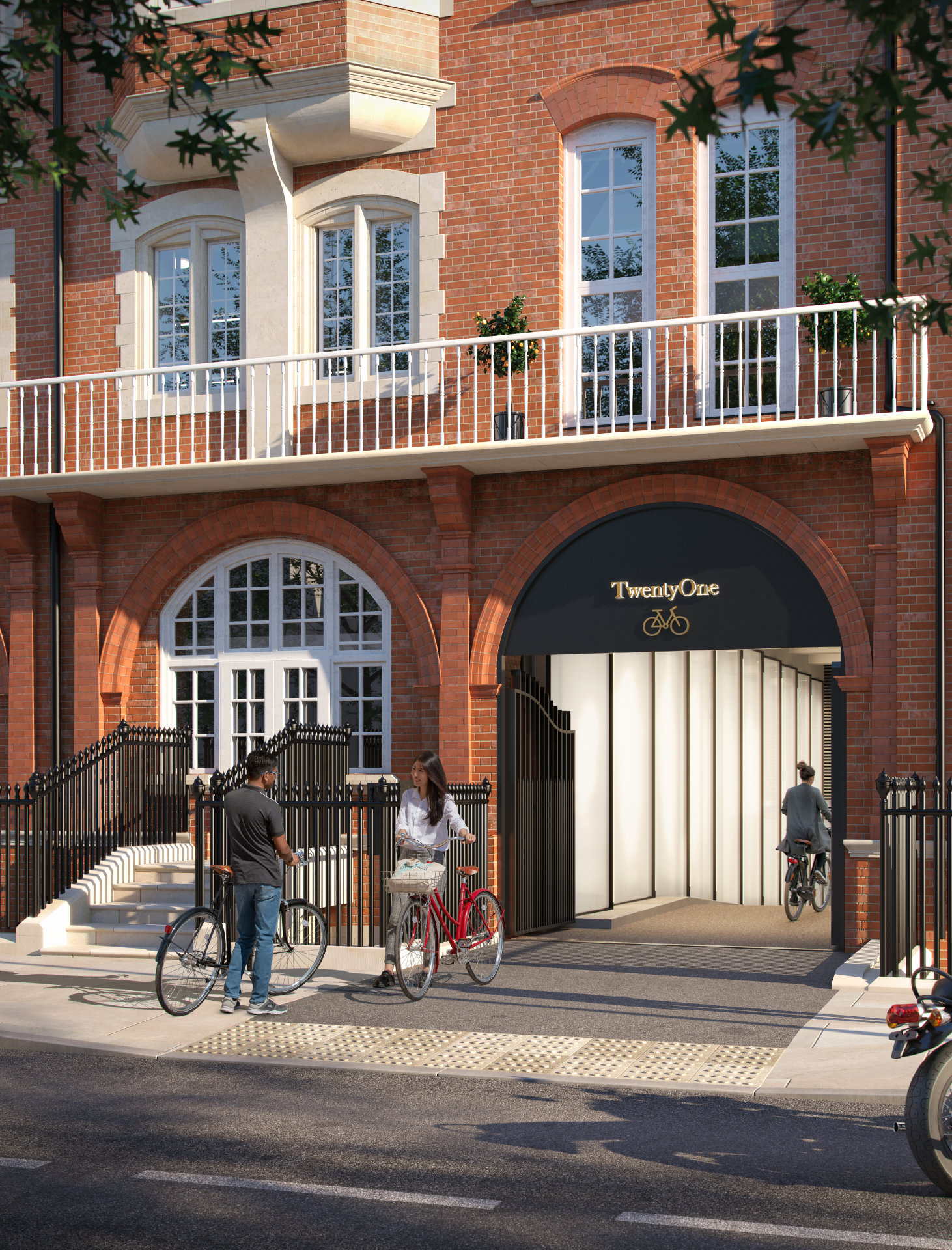 21 Bloomsbury Street Cycle Entrance